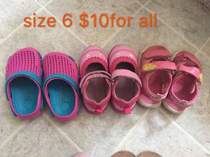 Size 6-7 girls shoes