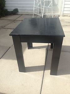 Small, black table