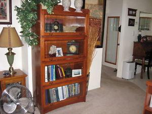 Solid Wood Barrister Bookcase