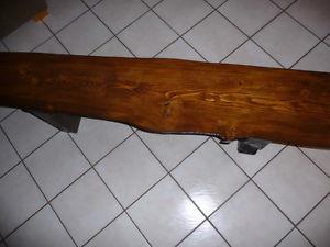 Solid wood bench seat