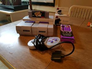 Super Nintendo Console With Game