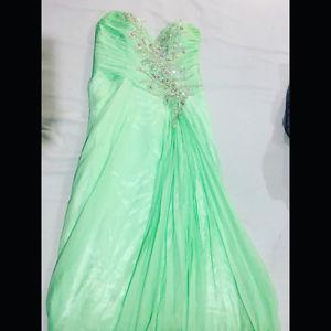 Turquoise Grad Dress