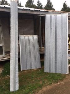 Used roofing sheets.