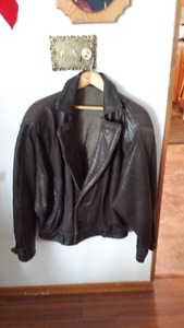 Very soft leather bomber