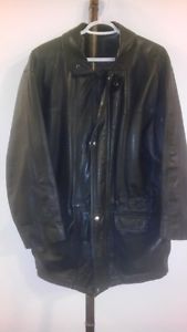 Vintage Brown Jack Fraser 3/4 length Leather Jacket