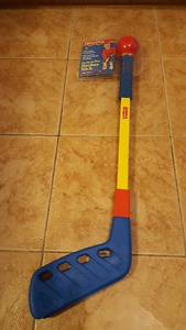Vintage Fisher-Price Grow to Pro Hockey Stick/Ball - Never