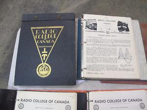 Vintage Radio College of Canada Training Course Material