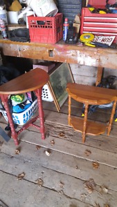 Wanted: 2 small wooden tables