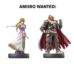 Wanted: Amiibo - Zelda and/or Ganondorf
