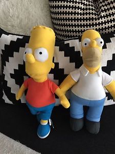 Wanted: Bart and Homer Simpson stuffed toys $15