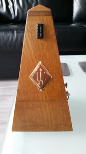 Wittner wooden metronome with bell