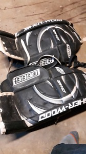 Youth goalie pads