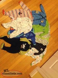 boys 6-12 month pajamas