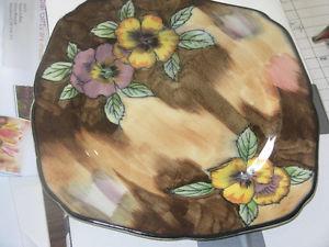 hand painted plate by H&K Tunstall