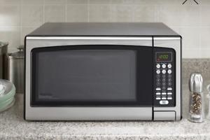 stainless steel microwave