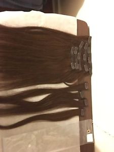 100% virgin human Remy hair extensions 120g straight