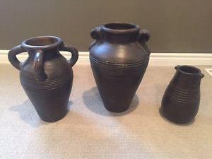 3 vases for sale