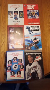 6 WHL Hockey Guides From 80's and 90's and 00's