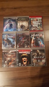 9 ps3 video games for 25 dollars