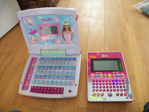 BARBIE TABLET AND LAPTOP