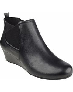 BRAND NEW '' EASY SPIRIT '' Leather Wedge Booties FOR SALE