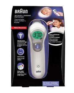 Braun no touch + forehead thermometer