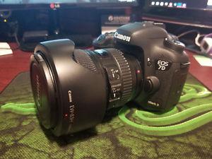 Canon 7D MK II with 2 lenses