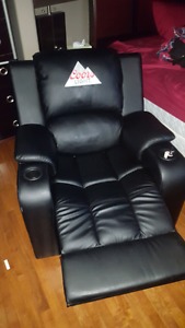 Coors light lazy boy leather chair