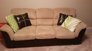Couch, love seat and chair set
