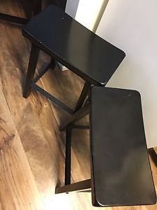Counter Height Black Stools