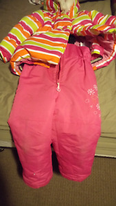 Girls Winter Jacket and Snow Pant - Sparingly Used