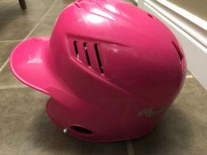Girls baseball helmet