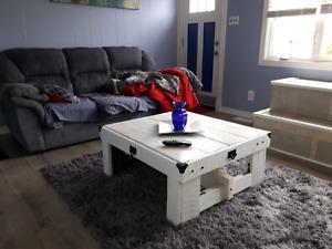 Hand built coffee tables
