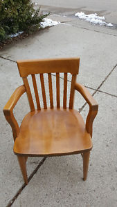 Hardwood Office Arm Chair
