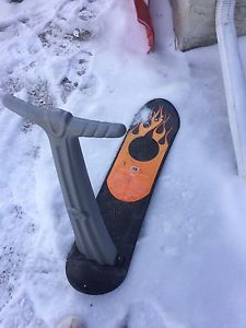 Kids scooter snowboard