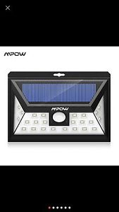 Mpow outdoor LED solar light