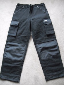 NEW Holmes WorkPants w/ Reinforced Knees (black) 36"x30"