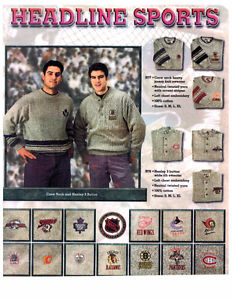 NHL Casual Sweaters - Canadian Made