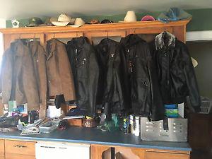 New leather coats for sale