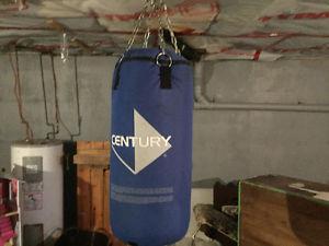 Punching bag and 2 sets of gloves