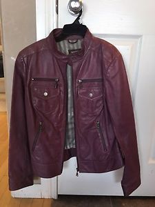 Purple Danier leather jacket medium