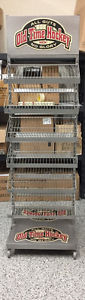 Retail wire rack shelves display for sale