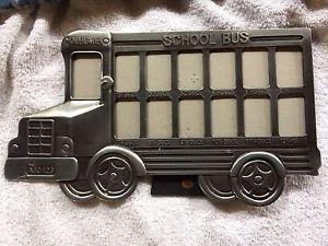 School bus picture frame