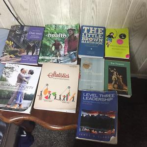 Textbooks for sale