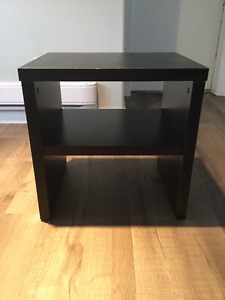 Two Black Night Stands