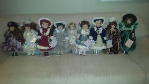 Vanessa Doll Collection - 9 Dolls - $10 each.