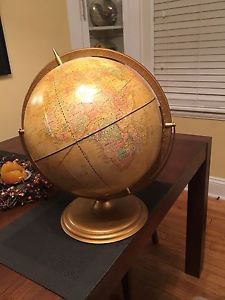 Vintage Imperial World Globe