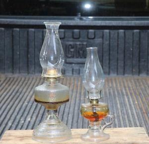 Vintage Oil Lamps, both in nice condition,