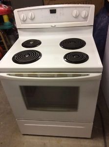 White Whirlpool Stove $145 firm