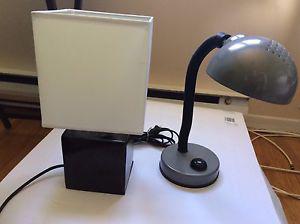 White/Black, Grey Desktop Lamps Adjustable